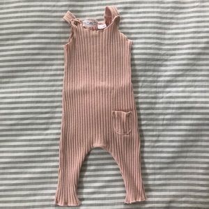 Zara kids ribbed overalls